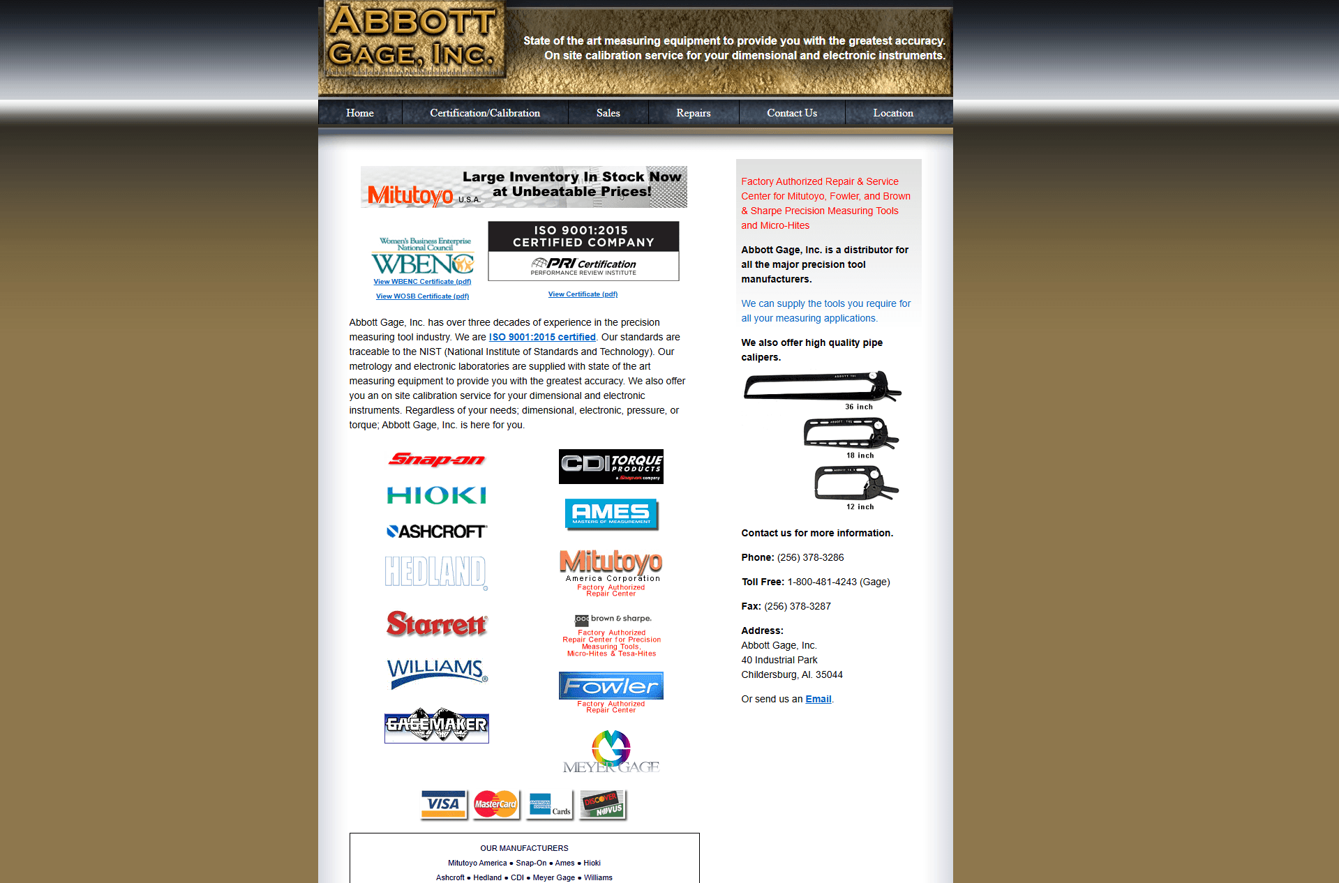 Abbott Gage Old Website